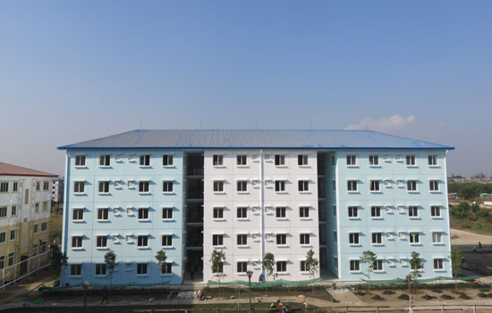 Yuzana Low Cost Housing Project (Precast Box System)